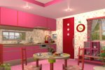 Fruit Kitchen No 13 Cherry Pink