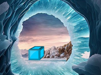 Winter Ice Cave Escape